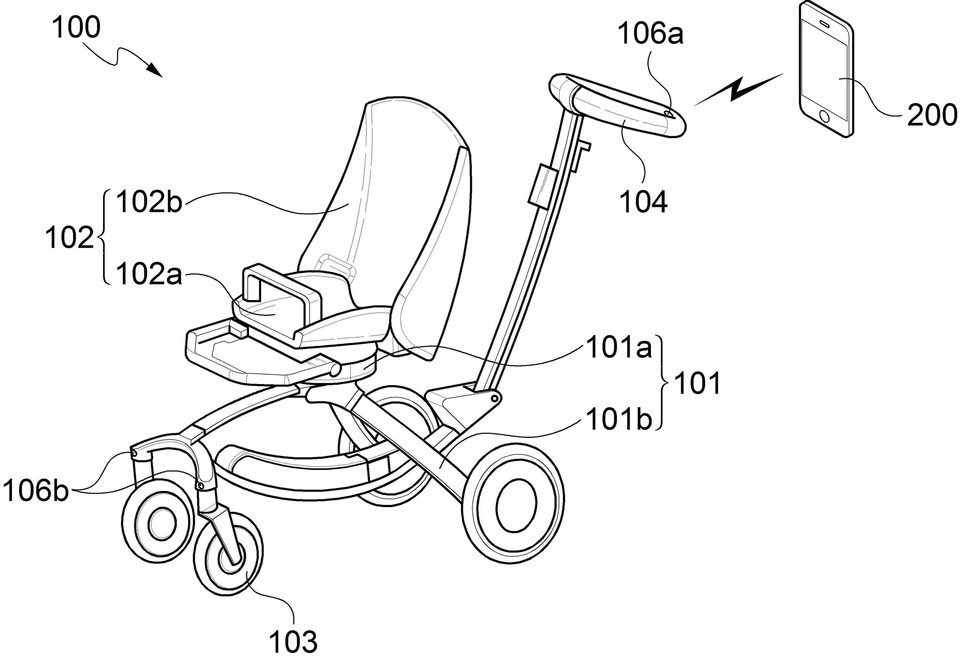 "이제 유모차도 스마트하게"...경남대, 안전하고 편리한 유모차를 위한 기술 특허 취득1